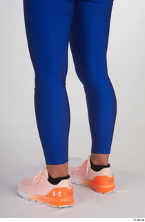 Zuzu Sweet blue leggings calf dressed orange sneakers sports 0004.jpg